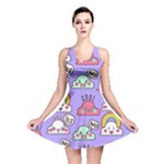 Cloud Seamless Pattern Reversible Skater Dress