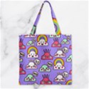 Zipper Grocery Tote Bag 
