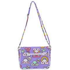 Shoulder Bag with Back Zipper 