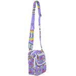 Cloud Seamless Pattern Shoulder Strap Belt Bag