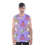 Cloud Seamless Pattern Men s Basketball Tank Top