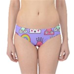 Cloud Seamless Pattern Hipster Bikini Bottoms
