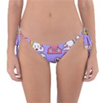Cloud Seamless Pattern Reversible Bikini Bottoms