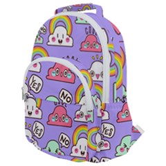 Rounded Multi Pocket Backpack 
