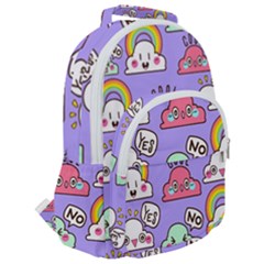 Rounded Multi Pocket Backpack 