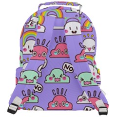 Rounded Multi Pocket Backpack 