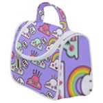 Cloud Seamless Pattern Satchel Handbag