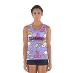 Cloud Seamless Pattern Sport Tank Top 