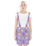 Cloud Seamless Pattern Braces Suspender Skirt