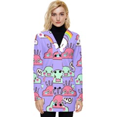 Button Up Hooded Coat  