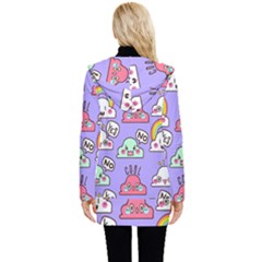 Button Up Hooded Coat  