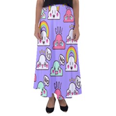 Flared Maxi Skirt 