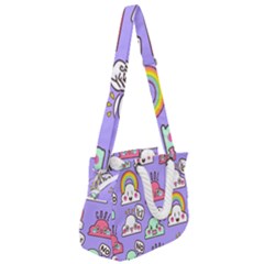 Rope Handles Shoulder Strap Bag 
