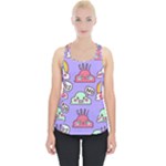 Cloud Seamless Pattern Piece Up Tank Top
