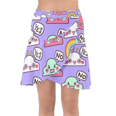 Wrap Front Skirt 