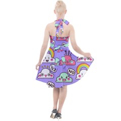 Halter Party Swing Dress  