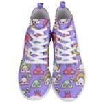 Cloud Seamless Pattern Men s Lightweight High Top Sneakers