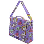 Cloud Seamless Pattern Box Up Messenger Bag