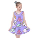 Cloud Seamless Pattern Kids  Summer Dress