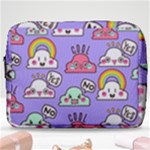 Cloud Seamless Pattern Make Up Pouch (Large)