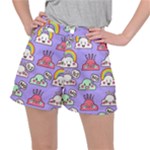 Cloud Seamless Pattern Women s Ripstop Shorts