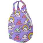 Cloud Seamless Pattern Travel Backpack
