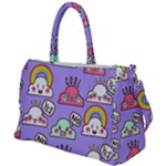 Cloud Seamless Pattern Duffel Travel Bag