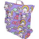 Cloud Seamless Pattern Buckle Up Backpack