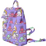 Cloud Seamless Pattern Buckle Everyday Backpack