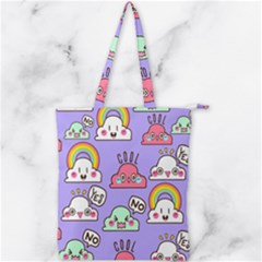 Double Zip Up Tote Bag 