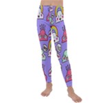 Cloud Seamless Pattern Kids  Lightweight Velour Leggings