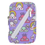 Cloud Seamless Pattern Belt Pouch Bag (Small)