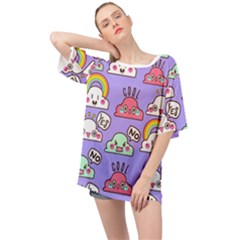 Oversized Chiffon Top 