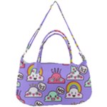 Cloud Seamless Pattern Removable Strap Handbag