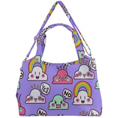Double Compartment Shoulder Bag 