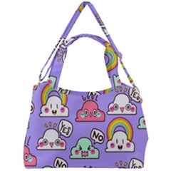 Double Compartment Shoulder Bag 