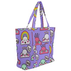 Zip Up Canvas Bag 