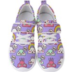 Cloud Seamless Pattern Men s Velcro Strap Shoes
