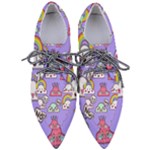 Cloud Seamless Pattern Pointed Oxford Shoes