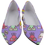 Cloud Seamless Pattern Women s Block Heels 
