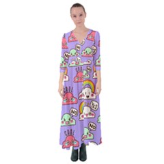 Button Up Maxi Dress 