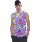 Cloud Seamless Pattern Men s Regular Tank Top
