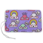 Cloud Seamless Pattern Pen Storage Case (S)