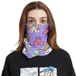 Cloud Seamless Pattern Face Covering Bandana (Two Sides)