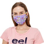 Cloud Seamless Pattern Crease Cloth Face Mask (Adult)