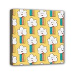 American Golden Ancient Totems Mini Canvas 6  x 6  (Stretched)
