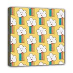 American Golden Ancient Totems Mini Canvas 8  x 8  (Stretched)