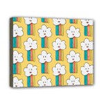 American Golden Ancient Totems Canvas 10  x 8  (Stretched)