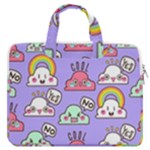 Cloud Seamless Pattern MacBook Pro 16  Double Pocket Laptop Bag 