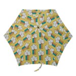 American Golden Ancient Totems Mini Folding Umbrellas